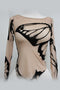 Butterfly Mesh Bodysuit