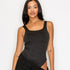 Ariana Rhinestones Scoop-Cut Back Sleeveless Bodysuit