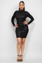 Kate Open-Back Sequin Slinky Bodycon Dress