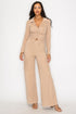 Gloria Zippered Ruched Collared Crop Top/ Sweater