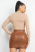 Norma Front Drawstring Crop Top