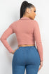 Norma Front Drawstring Crop Top