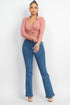 Norma Front Drawstring Crop Top