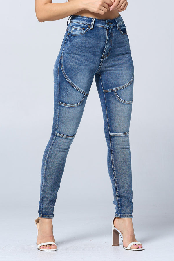 Jenny Stretch-Denim Skinny Jeans