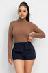 Paulina Long-Sleeve Turtleneck Bodysuit