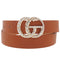 WOMEN STYLISH MULTI RHINESTONE FASHION BUCKLE BELT