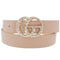 WOMEN STYLISH MULTI RHINESTONE FASHION BUCKLE BELT -