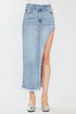Lola Crossover Side Curve Maxi Skirt