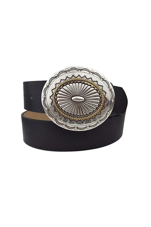 Women Western Belt for Jeans Vintage Cowgirls Belts - Black