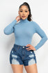 Paulina Long-Sleeve Turtleneck Bodysuit