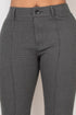 Zulema Houndstooth Flare High-Rise Pants