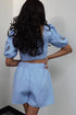 Daisy Womens Summer Two piece short outfit Sexy crop top