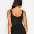 Ariana Rhinestones Scoop-Cut Back Sleeveless Bodysuit