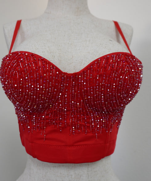 Beaded Corset Top