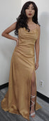 Gold Floral Maxi Dress