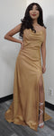 Gold Floral Maxi Dress