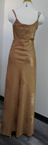 Gold Floral Maxi Dress