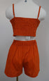 Karol Women's Summer Two piece short outfit Sexy crop top