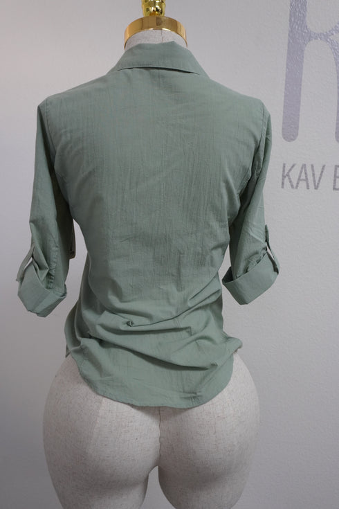 Emily Seam Woven Top