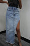 Lola Crossover Side Curve Maxi Skirt