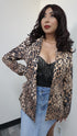 Heather Leopard print Blazer