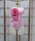 Summer Large Flower Decor Top