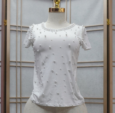 Rosa Rhinestone Top