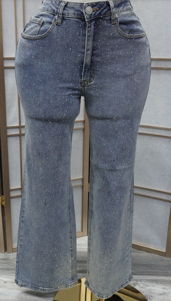 Mayra Rhinestone Jeans