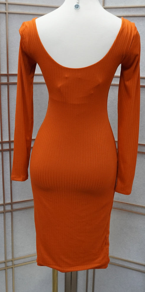 Darla Scoop Neck Double Layered Ribbed