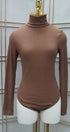 Paulina Long-Sleeve Turtleneck Bodysuit