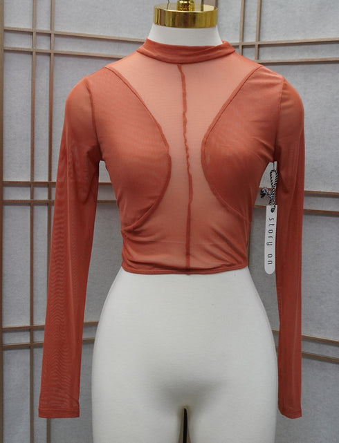 Nancy Mock Neck Top