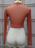 Nancy Mock Neck Top