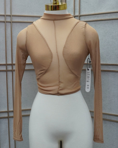 Nancy Mock Neck Top