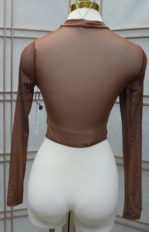 Nancy Mock Neck Top