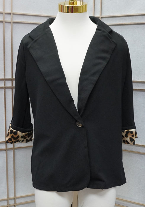 Miranda One Button Blazer
