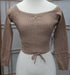 Sarah Drawstring Off Shoulder Sweater/Top