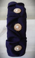 Vintage rhinestone headband for women, velvet hair twist wide headband, fashion cute hair hoop headbands for girls.