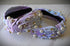Women Pearl Headband Sparkly Rhinestone Pearls Knot Hairband Wide Knotted Headband Headpiece Spring Summer Multicolor Headbands Headwear Accessories
