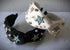 Woman knotted headband evil eye with pearls crystal, star, heart, crown embellished wide headbands Jeweled top knot hairband