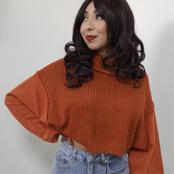 Rust sweater