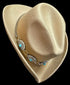Cowboy Girl Hat with Metal Conch - Tan