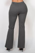 Zulema Houndstooth Flare High-Rise Pants