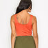 Ariana Rhinestones Scoop-Cut Back Sleeveless Bodysuit
