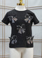 Bow Round Neck Short Sleeve Top